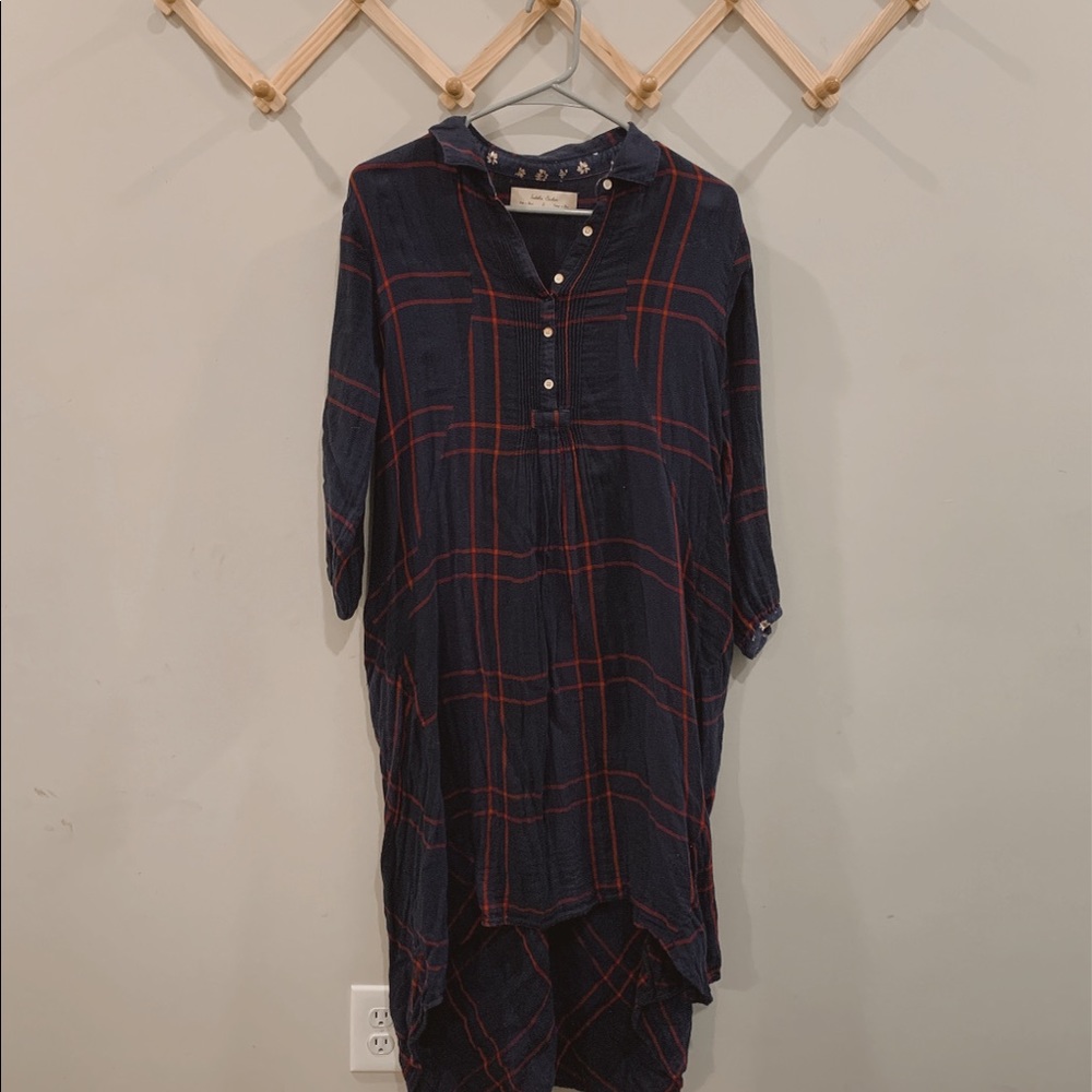 Anthropologie Plaid Dress